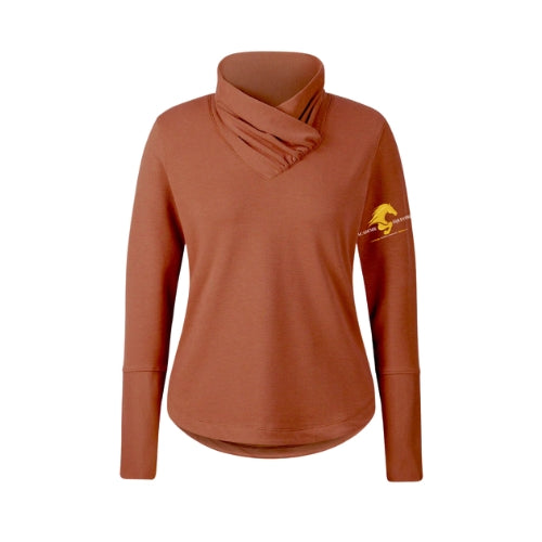Crossover Collar Weekender Top