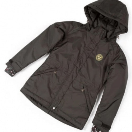 Manteau/veste de chasse équestre vintage femme en laine noire par Caldene 34 po Manteau/veste de chasse équestre vintage femme en laine noire par Caldene 34 po