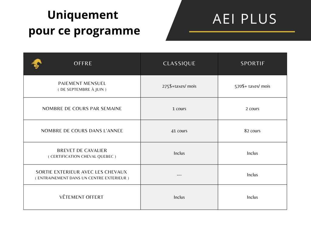 AEI PLUS Program
